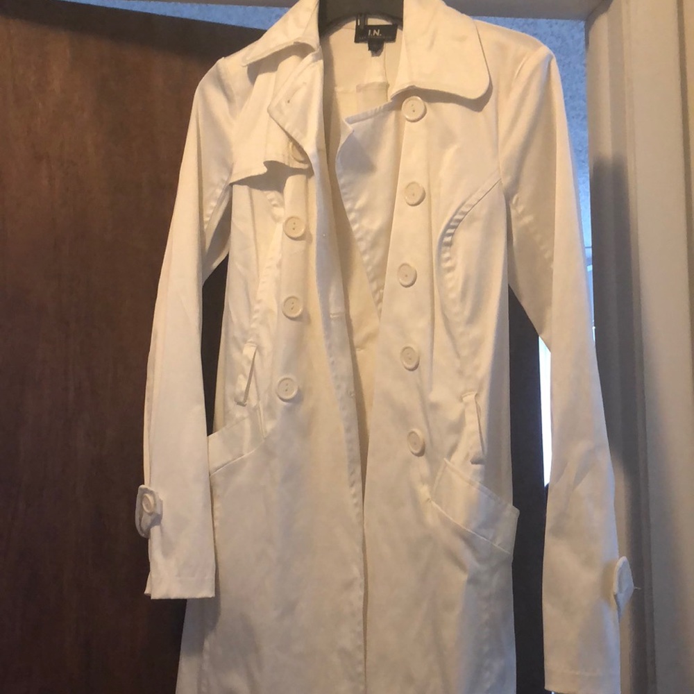 White trench coat